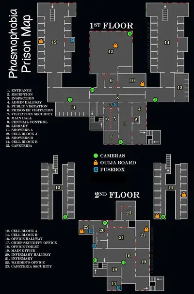 wiezienie nowa mapa phasmophobia