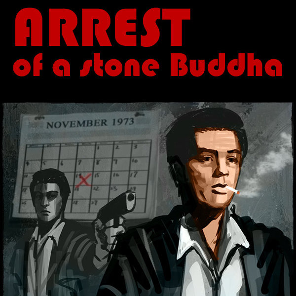 Arrest of a stone Buddha